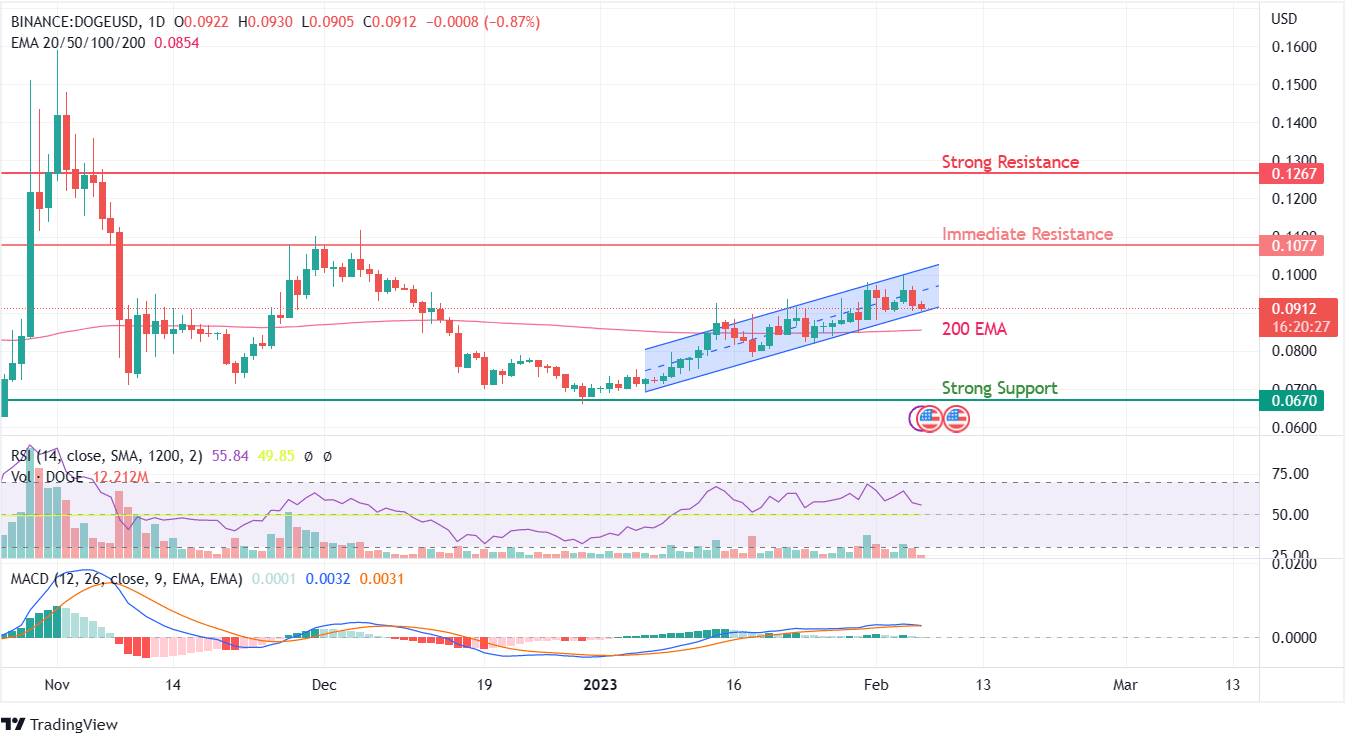 DOGE PRICE CHART